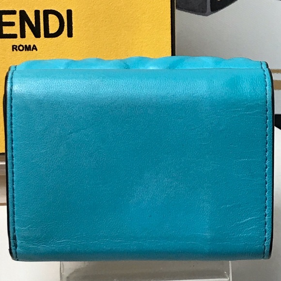 FENDI Baguette Micro Trifold Wallet 😍💙 - Picture 4 of 17